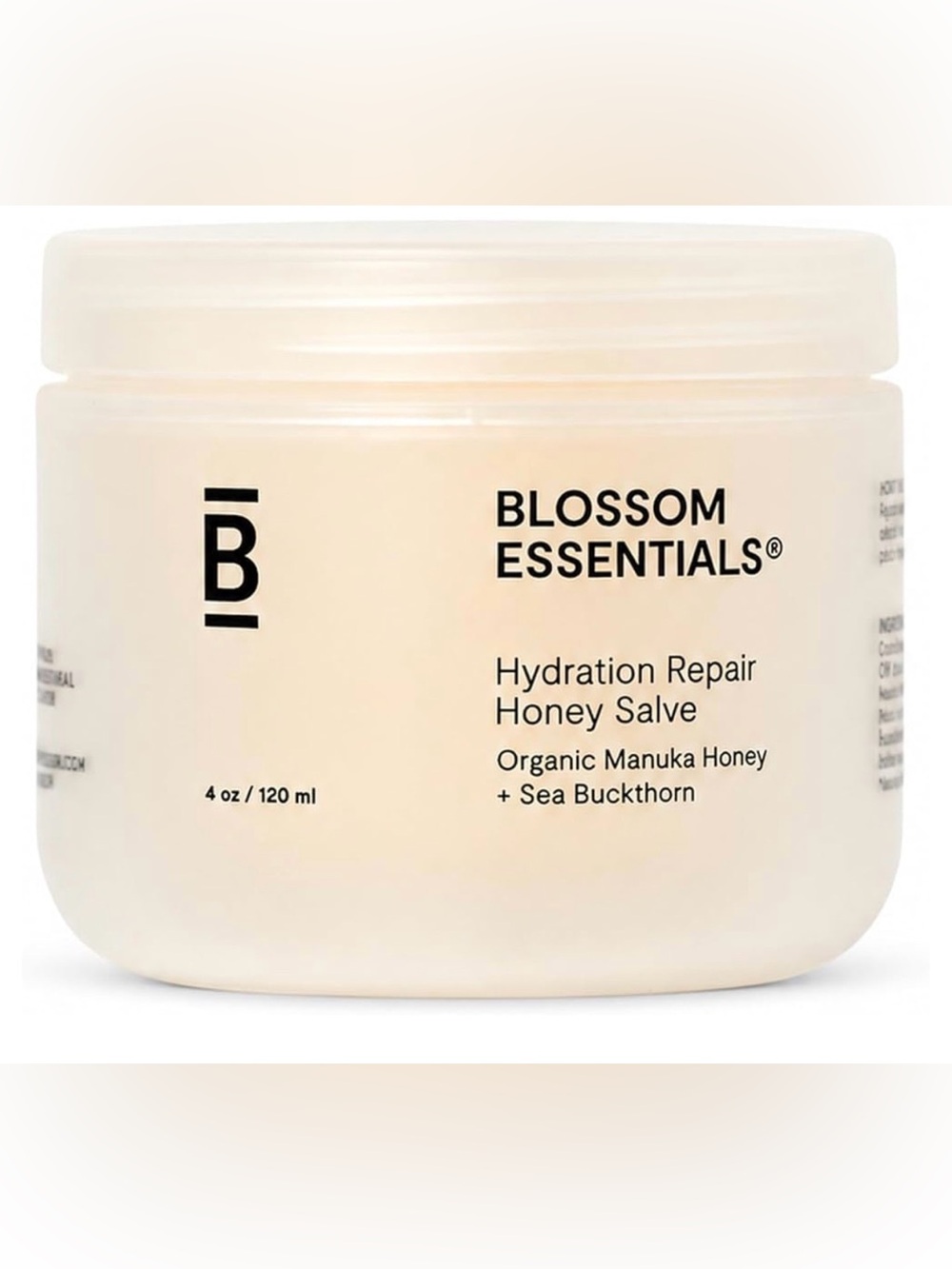 Blossom Essentials Manuka Honey Salve for Dry Skin and Eczema Relief, 4oz